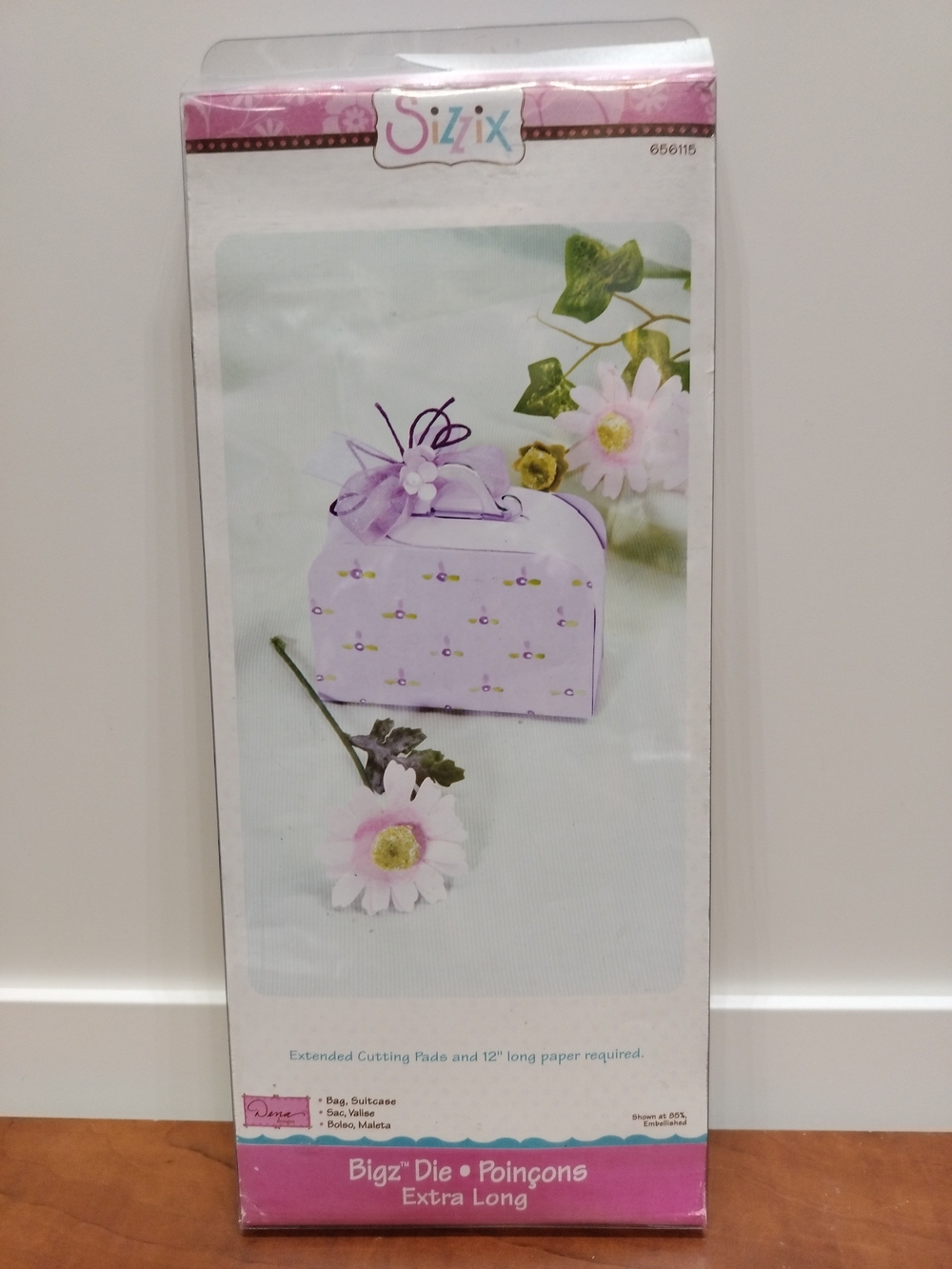 Sizzix Bigz Die Bag/Suitcase Model 656115 Extra Long for 12" Paper